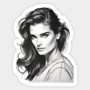 Brooke Shields Sticker